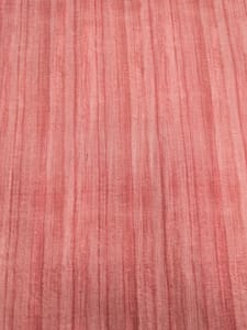 Coral Pink Poly Linen Fabric