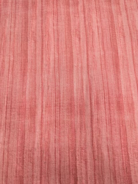 Coral Pink Poly Linen Fabric