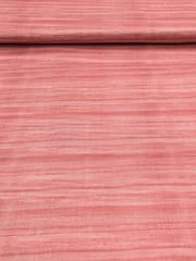 Coral Pink Poly Linen Fabric