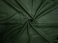 Mehndi Green Plain Glace Cotton Fabric N17