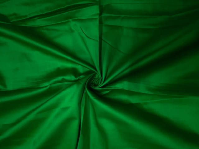 Green Plain Glace Cotton Fabric N11D