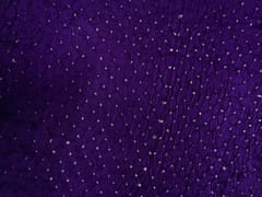 Royal Purple Bandhani Modal Satin Fabric