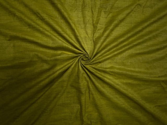 Light Green Plain Cotton Linen Fabric