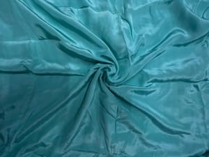 Sea Blue Plain Copy Crepe Fabric