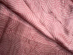 Pink Abstract Modal Satin Fabric