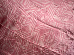 Pink Abstract Modal Satin Fabric