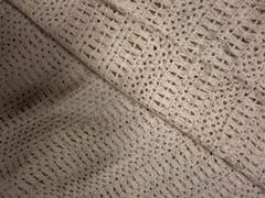 Cream Color Cotton Crochet Fabric