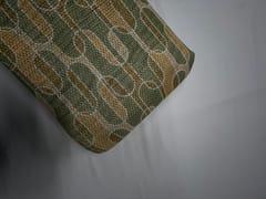 Green Abstract Cotton Crochet Fabric