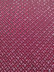 Rani Pink Raw Silk Fabric With Sequins & Zari Work