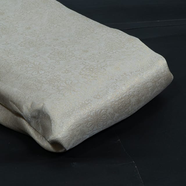 Dyeable Brocade Fabric (1Meter Cut Piece)