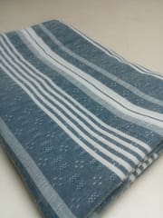Mint Blue  Stripes Dobby  Weave Yarn Dyed Cotton Fabric