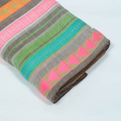 MultiColor Lightweight Cotton Jacquard Fabric