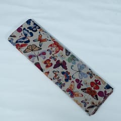 MultiColor Butterfly Design Cotton Blend Jacquard Fabric
