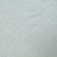 White Natural Cotton Dyeable Jacquard Fabric