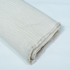 Off White Natural Cotton Dyeable Fabric