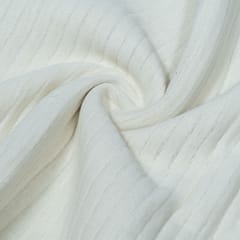 Off White Natural Cotton Dyeable Fabric