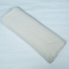 Off White Natural Cotton Dyeable Fabric