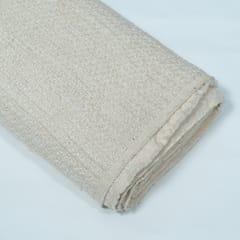Off White Natural Cotton Blend Dyeable Fabric