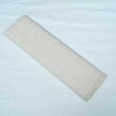 Off White Natutal Dyeable Cotton Jacquard Fabric