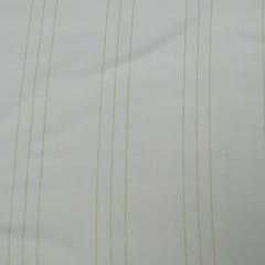 Off White Natural Dyeable Cotton Lurex Jacquard Fabric