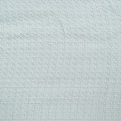 White Natural Dyeable Cotton Jacquard Fabric