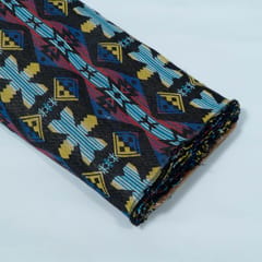 MultiColor Geometrical Design Cotton Blend Jacquard Fabric