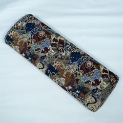 MultiColor Abstract Design Cotton Blend Jacquard Fabric