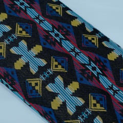 MultiColor Geometrical Design Cotton Blend Jacquard Fabric
