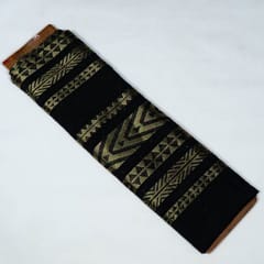 Black Colour Cotton Lurex Jacquard Fabric