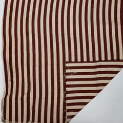 Brown Colour Cotton Jacquard Fabric
