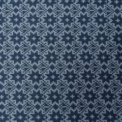 Blue and White Lightweight Cotton Jacquard Fabric