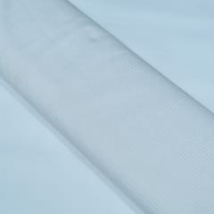 White Dyeable Honey Com Cotton Jacquard Fabric