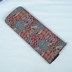 MultiColor Geometrical Design Cotton Blend Jacquard Fabric