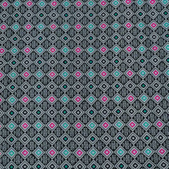 Black and White Abstract Design Cotton Blend Jacqaurd Fabric