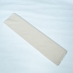Off White Cotton Slub Jacquard Fabric