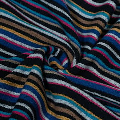 MultiColor Stripe Design Cotton Blend Jacquard Fabric