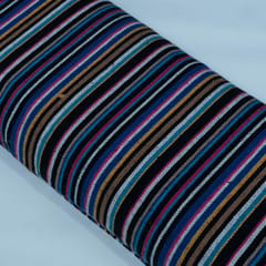 MultiColor Stripe Design Cotton Blend Jacquard Fabric