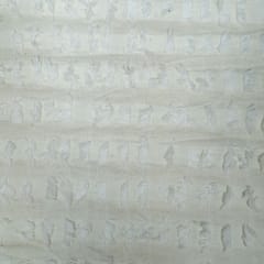 White Tuffting Design Cotton Fabric