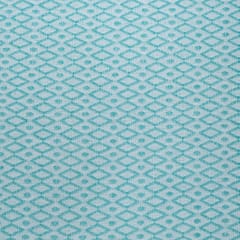 Sky Blue and White Small Design Cotton Jacquard Fabric