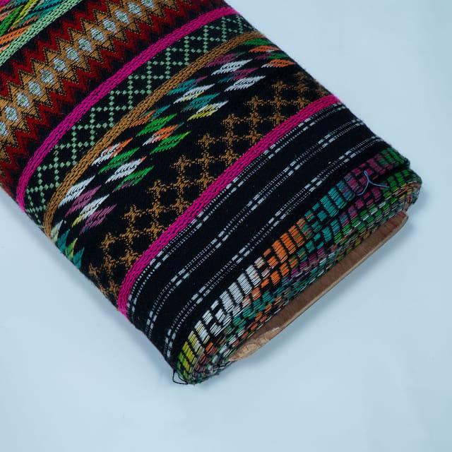 MultiColor Cotton Acrylic Jacquard Fabric
