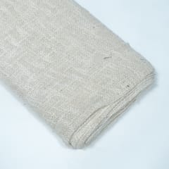 Off White Cotton TNT Slub with Lurex Fabric