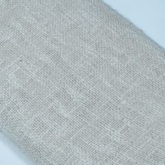Off White Cotton TNT Slub with Lurex Fabric
