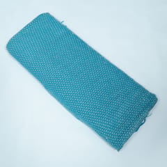 Blue Color Cotton Jacquard Fabric