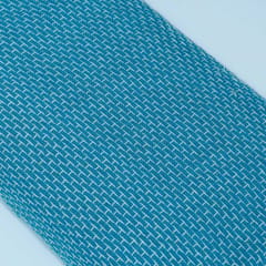 Blue Color Cotton Jacquard Fabric