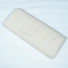 Off White Textured Cotton Jacquard Fabric