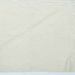 Off White Textured Cotton Jacquard Fabric
