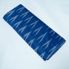 Blue Design Cotton Ikat Fabric