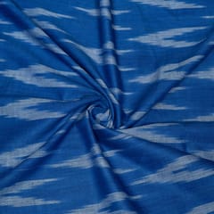 Blue Design Cotton Ikat Fabric
