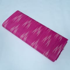 Pink Color Cotton Ikat Fabric