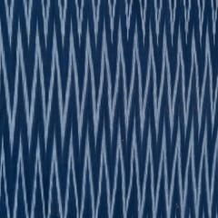 Blue Chevron Design Cotton Ikat Fabric